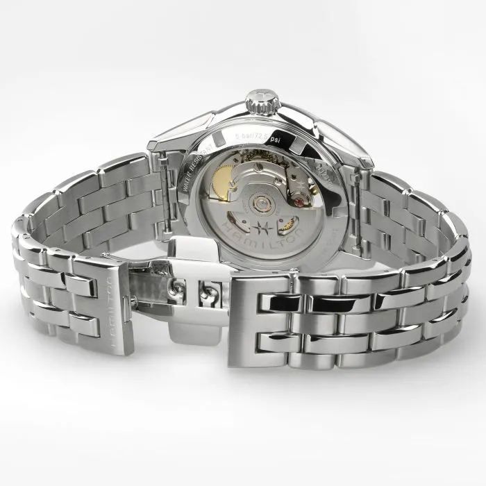 Hamilton Jazzmaster Open Heart Auto 36mm Mavi H32215143 detay görseli 4