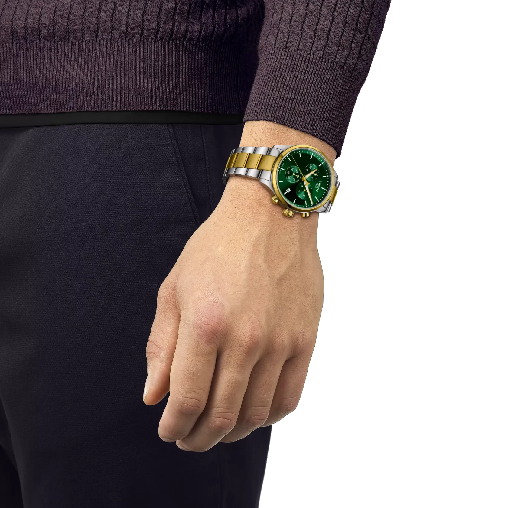 Tissot Chrono XL Classic Yeşil T1166172209100 detay görseli 4