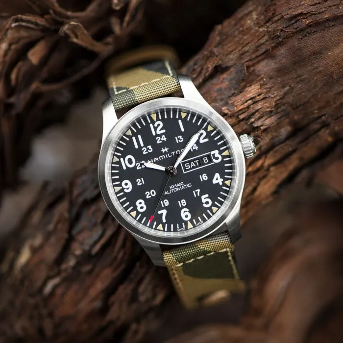 Hamilton Khaki Field Day Date Auto Otomatik Siyah H70535031 detay görseli 5