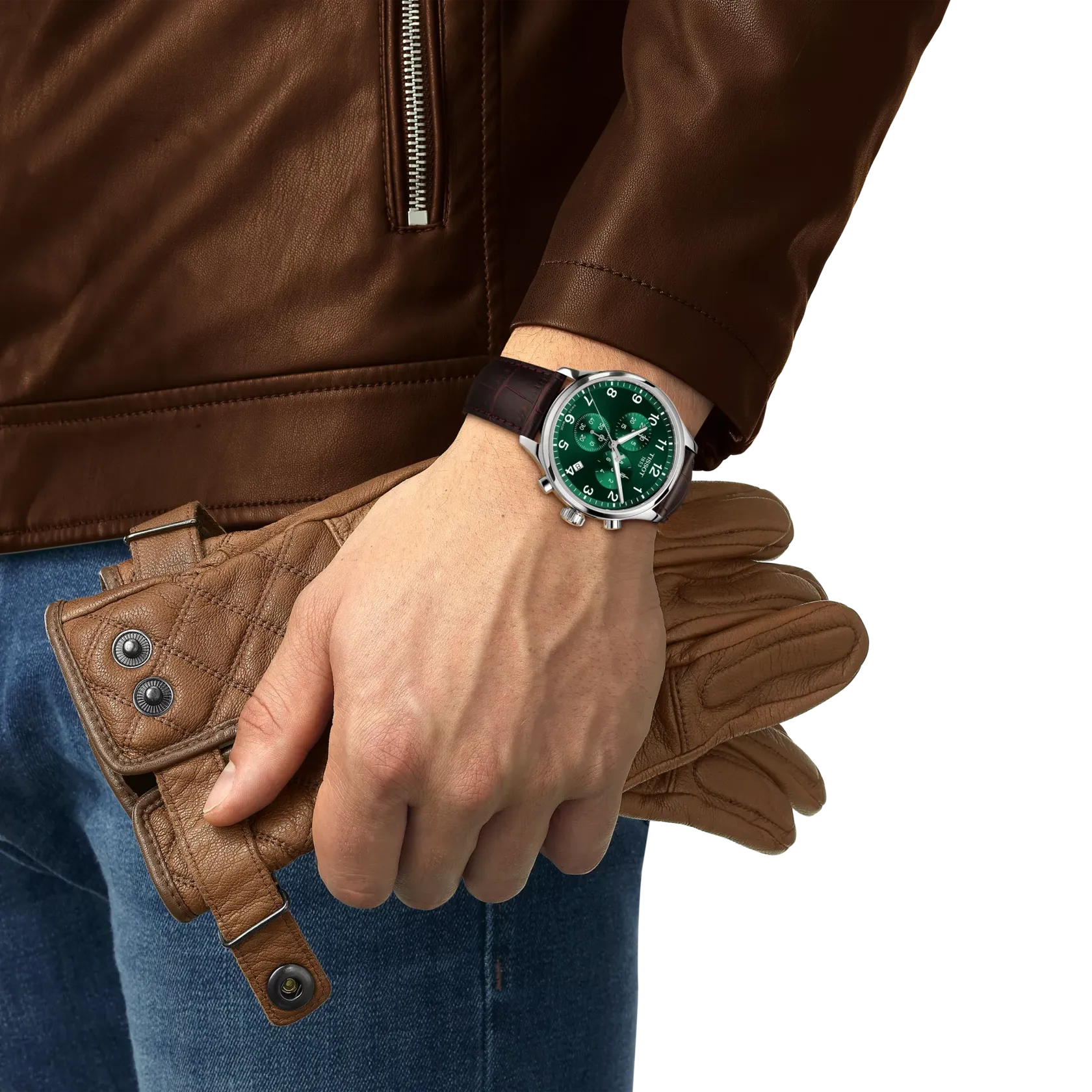 Tissot Chrono XL Classic Yeşil T1166171609200 detay görseli 4