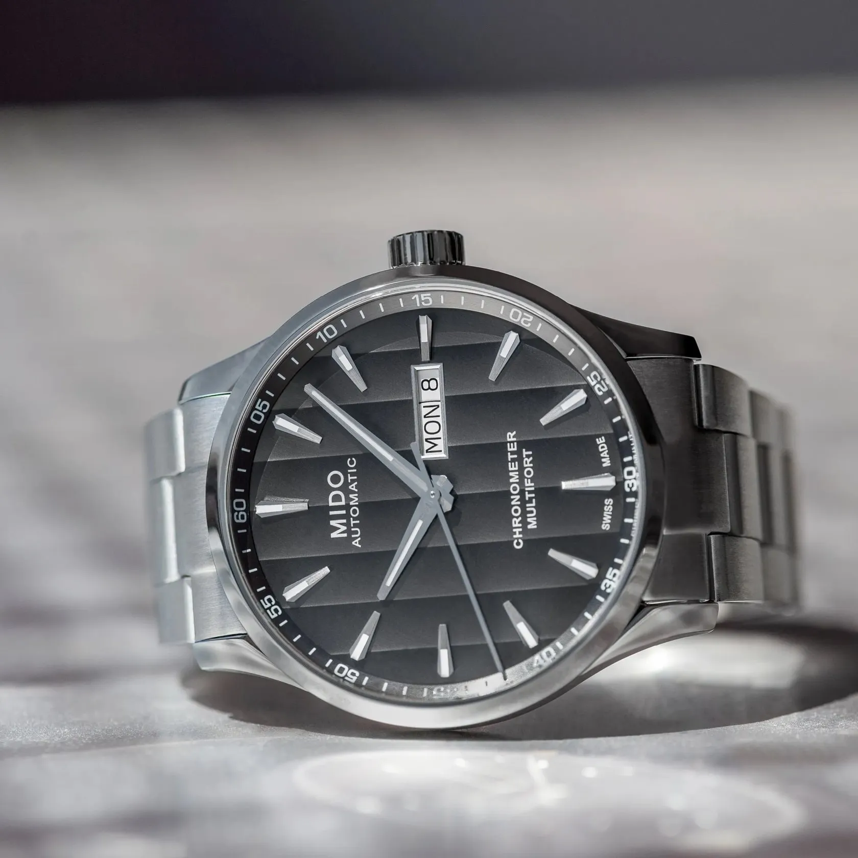 Mido Multifort Chronometer 1 Otomatik Antrasit M0384311106100 detay görseli 4