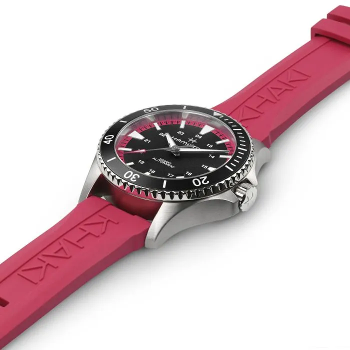 Hamilton Khaki Navy Scuba Auto Otomatik Siyah H82395330 detay görseli 1