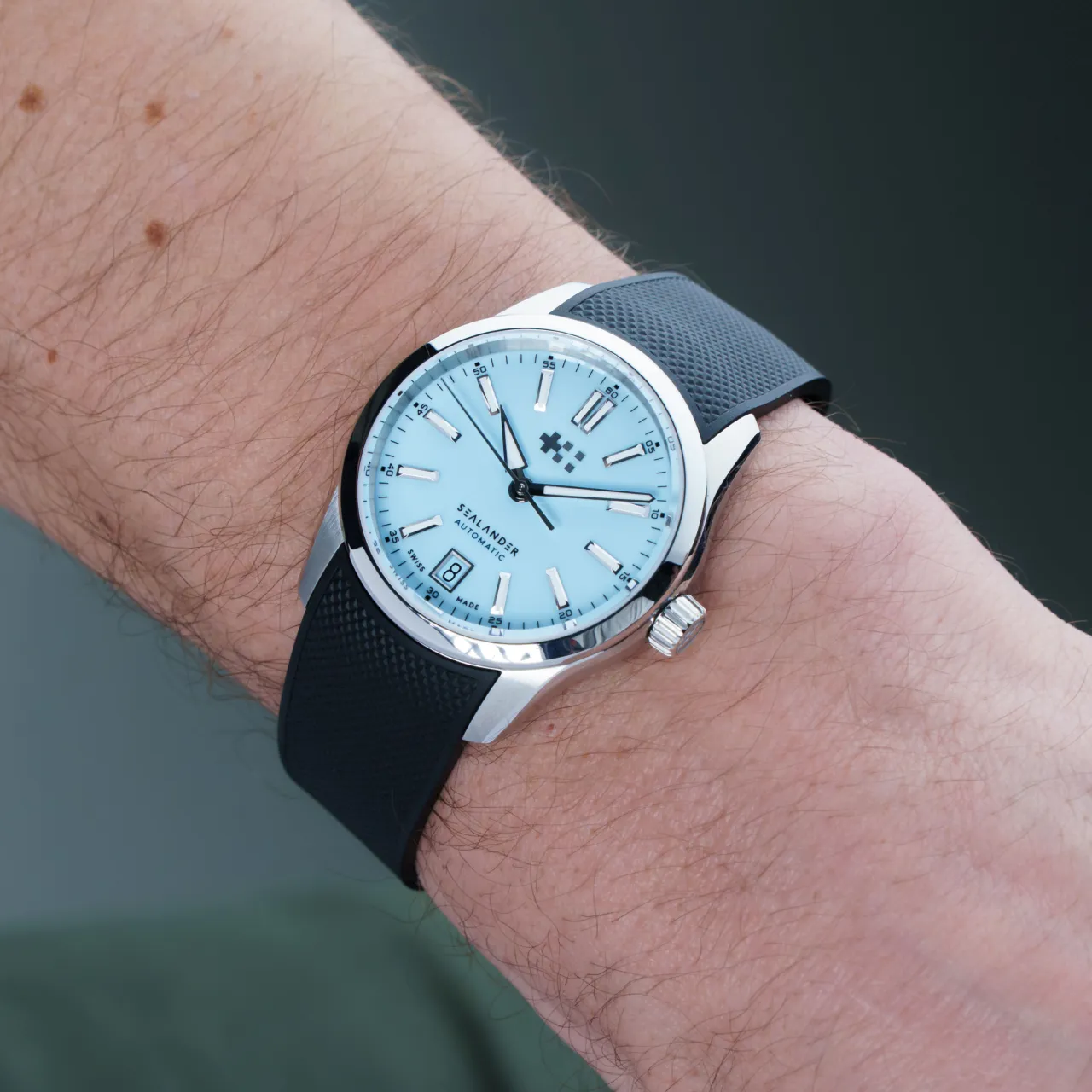 Christopher Ward C63 Sealander Automatic Sky Blue C6336ADA4S00B0RK detay görseli 1