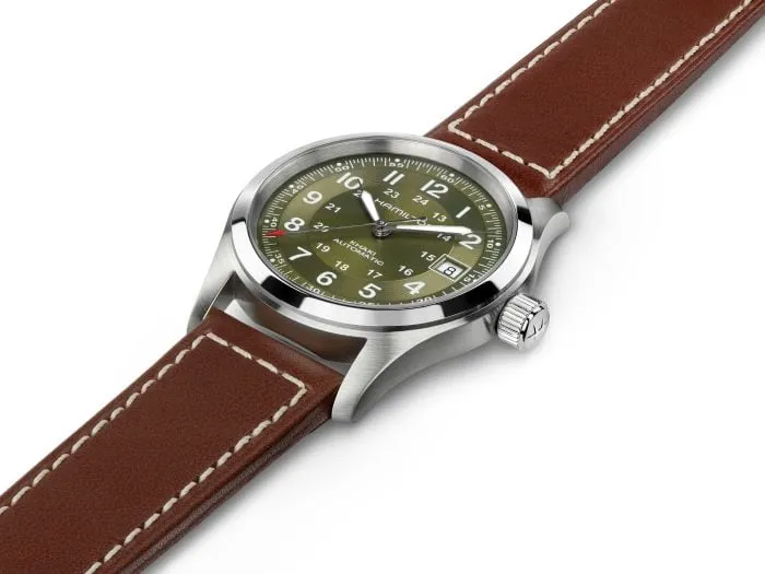 Hamilton Khaki Field Auto 38mm Otomatik Yeşil H70455560 detay görseli 3