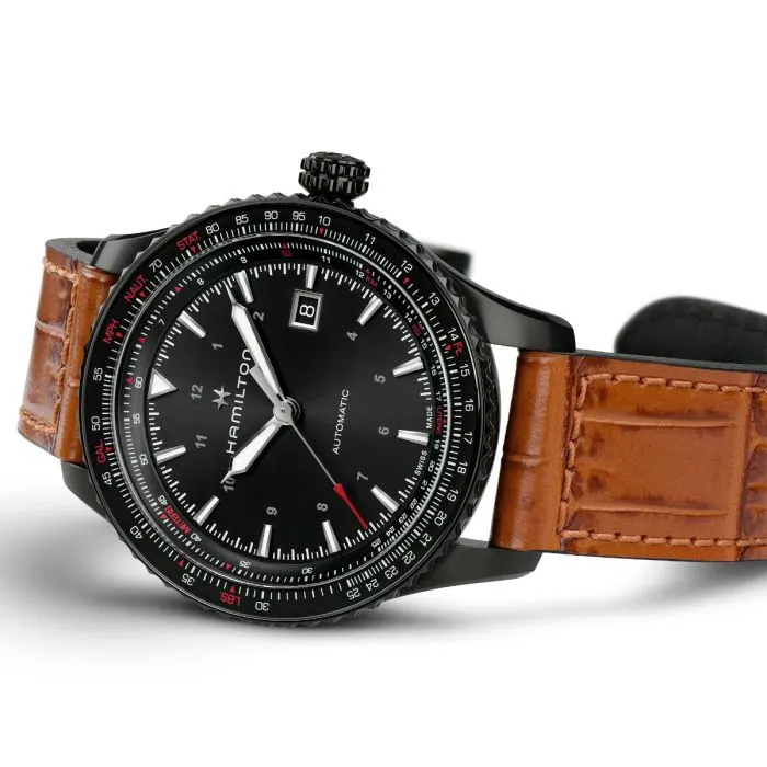 Hamilton Khaki Aviation Converter Auto Otomatik Siyah H76625530 detay görseli 2