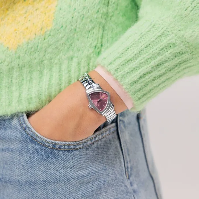 Hamilton Ventura S Quartz Pembe H24211170 detay görseli 4