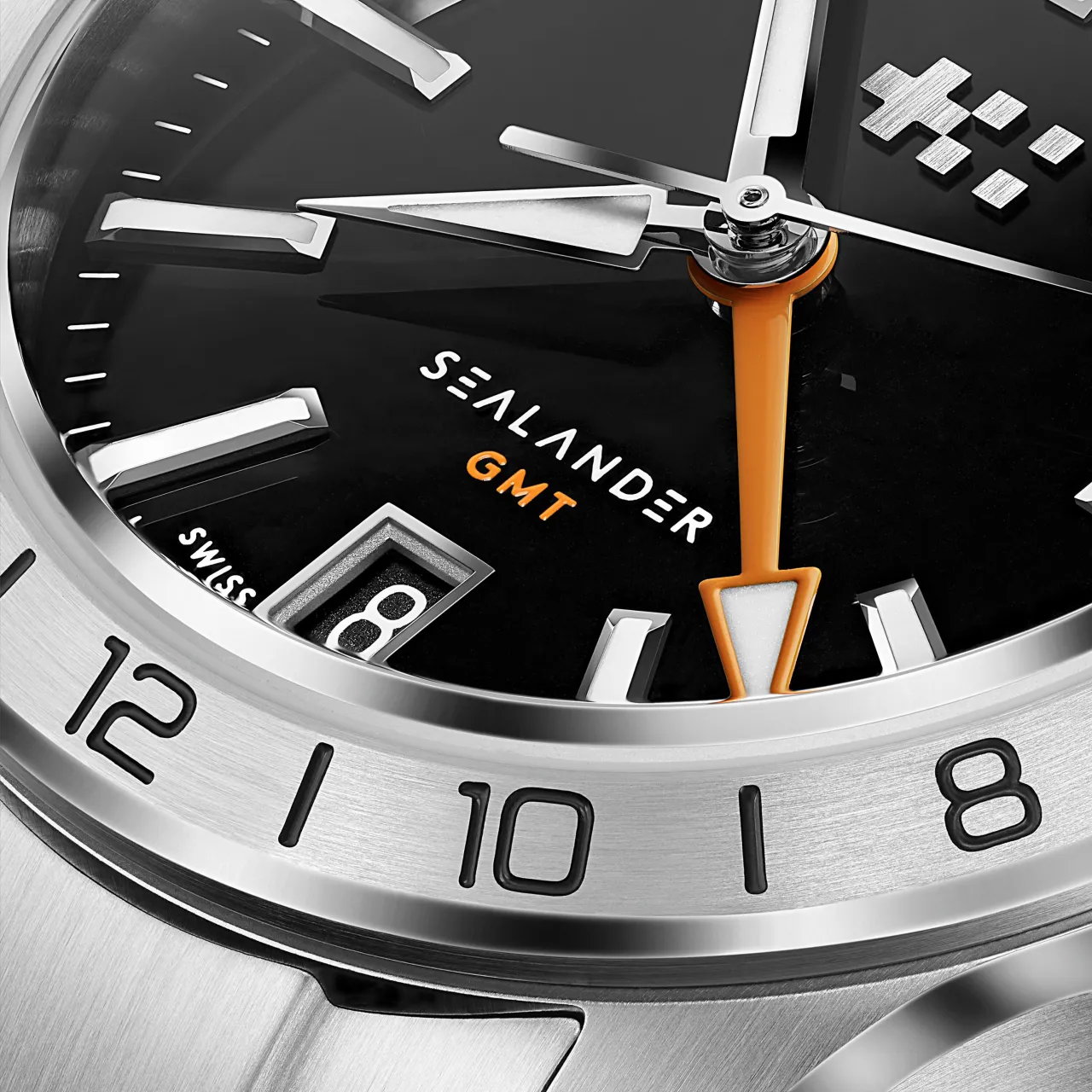 Christopher Ward C63 Sealander GMT Otomatik Siyah C6336AGM4S00K0RK detay görseli 2