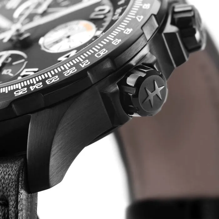 Hamilton Khaki Aviation X-Wind Auto Chrono Otomatik Siyah H77736733 detay görseli 3