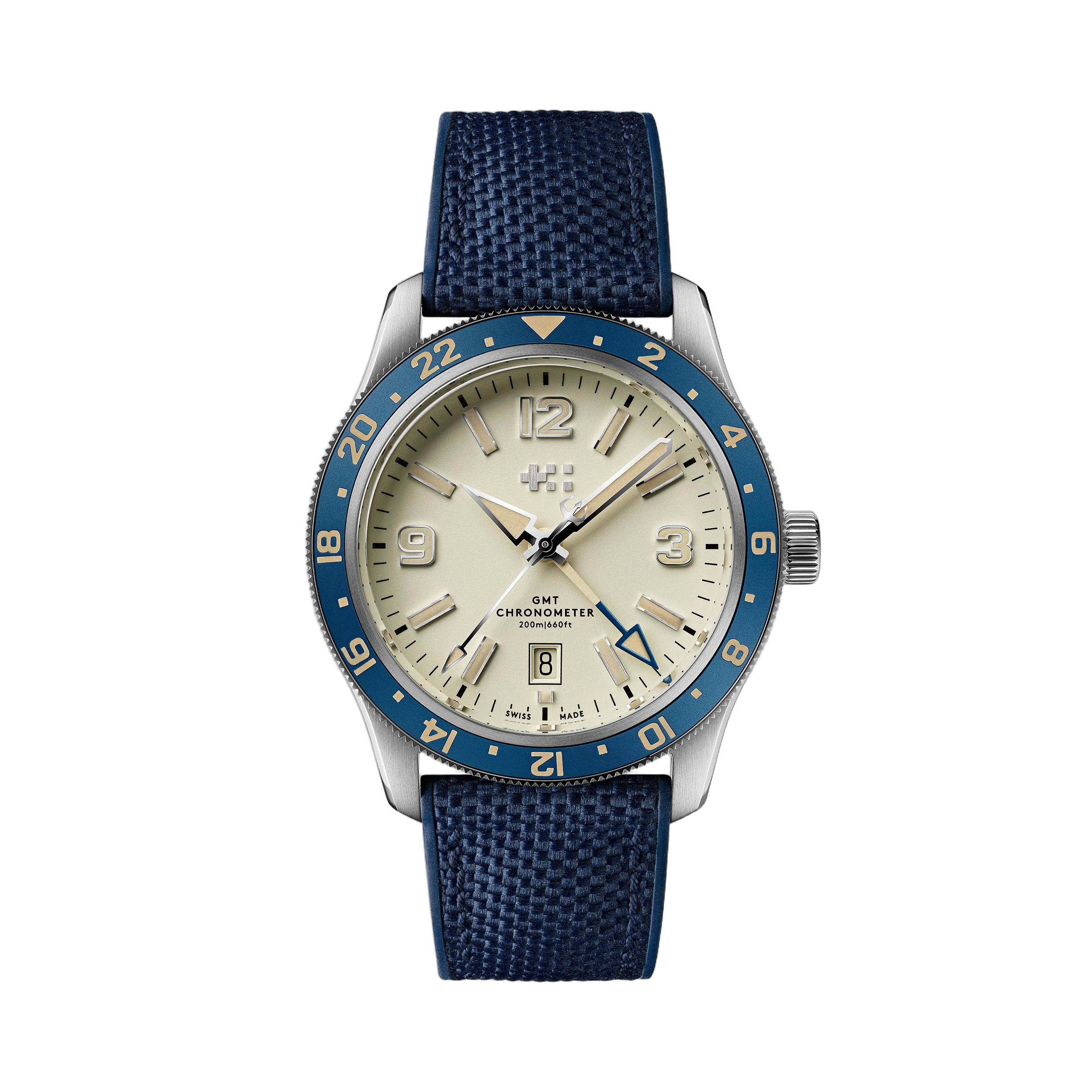 Christopher Ward C60 Trident Biscay GMT Otomatik Bej C6042AGM1S0BW0HB