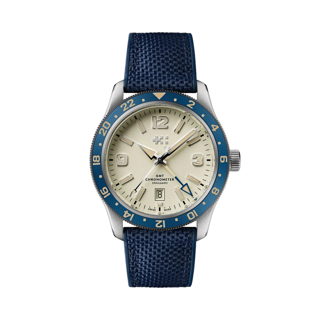Christopher Ward C60 Trident Biscay GMT Otomatik Bej C6042AGM1S0BW0HB