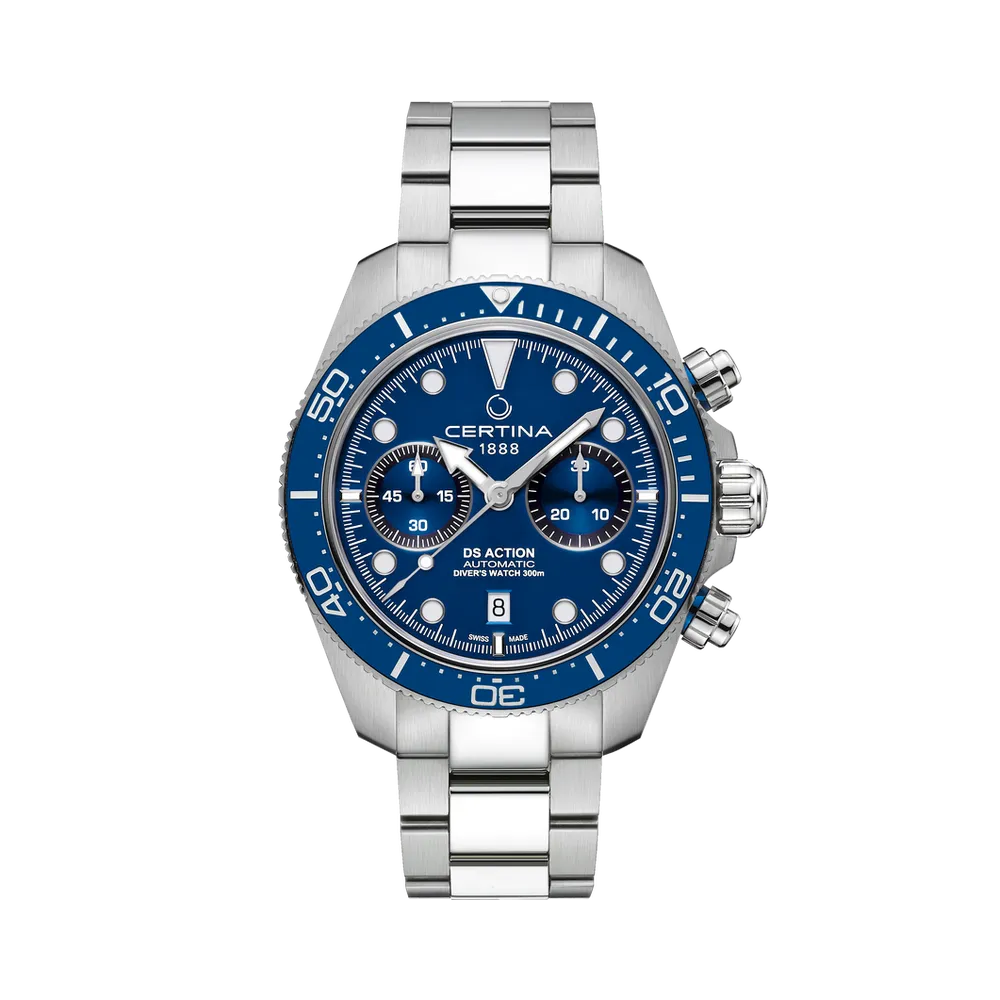Certina DS Action Diver Chrono Otomatik Mavi C0328271104100