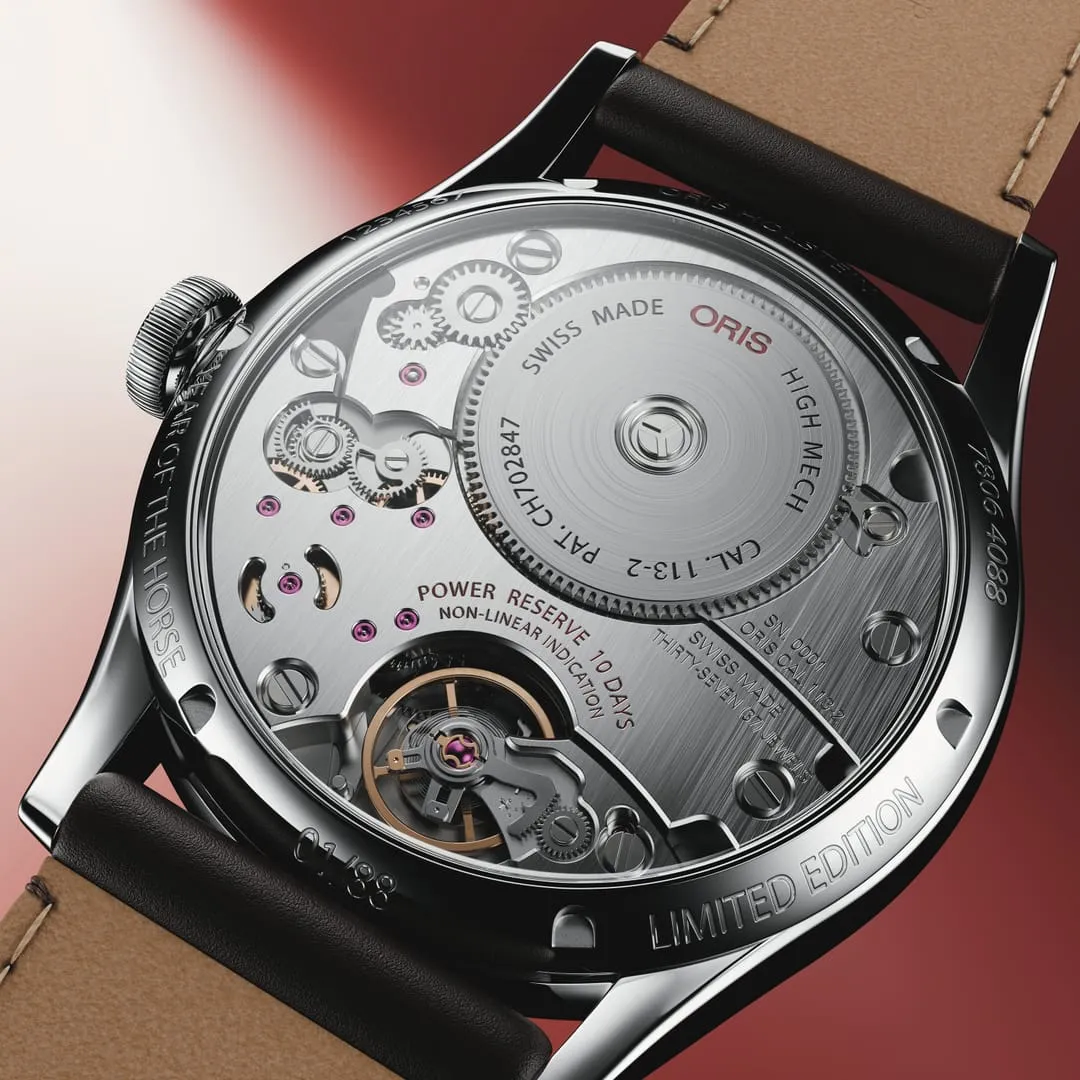 Oris Artelier Year Of The Horse Limited Edition Red 0111378064088SET detay görseli 2