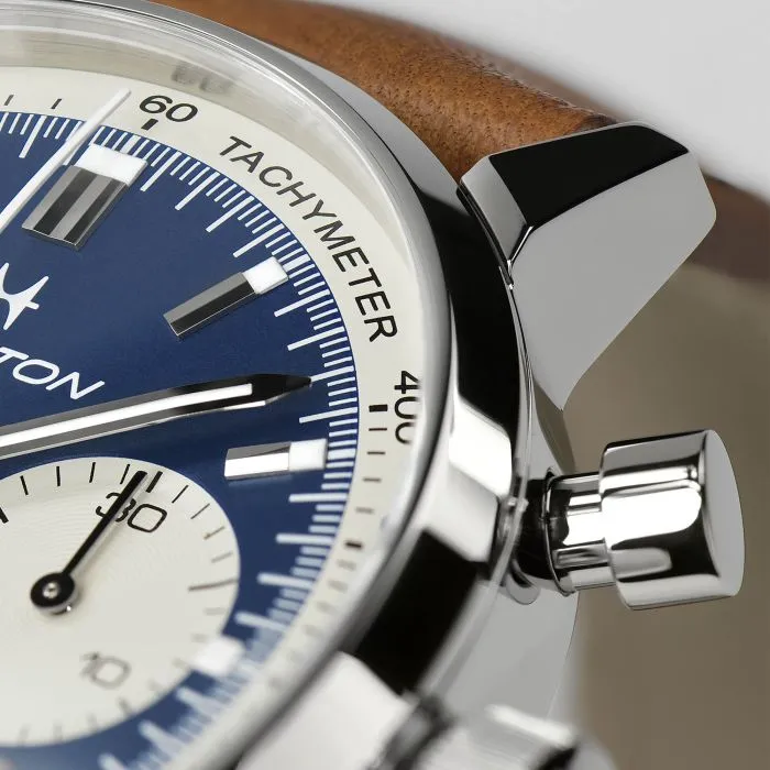 Hamilton American Classic Intra-Matic Auto Chrono Otomatik Mavi H38416541 detay görseli 1