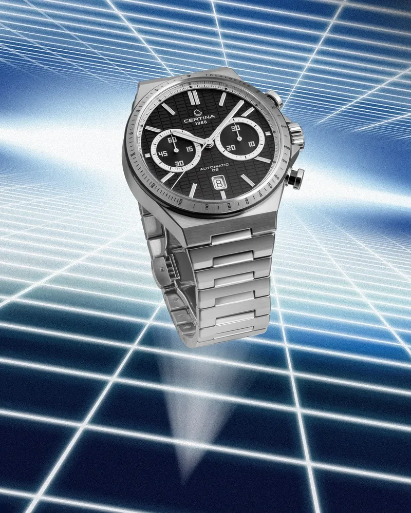 Certina DS-7 Chrono Auto Otomatik Siyah C0434272105100 detay görseli 5