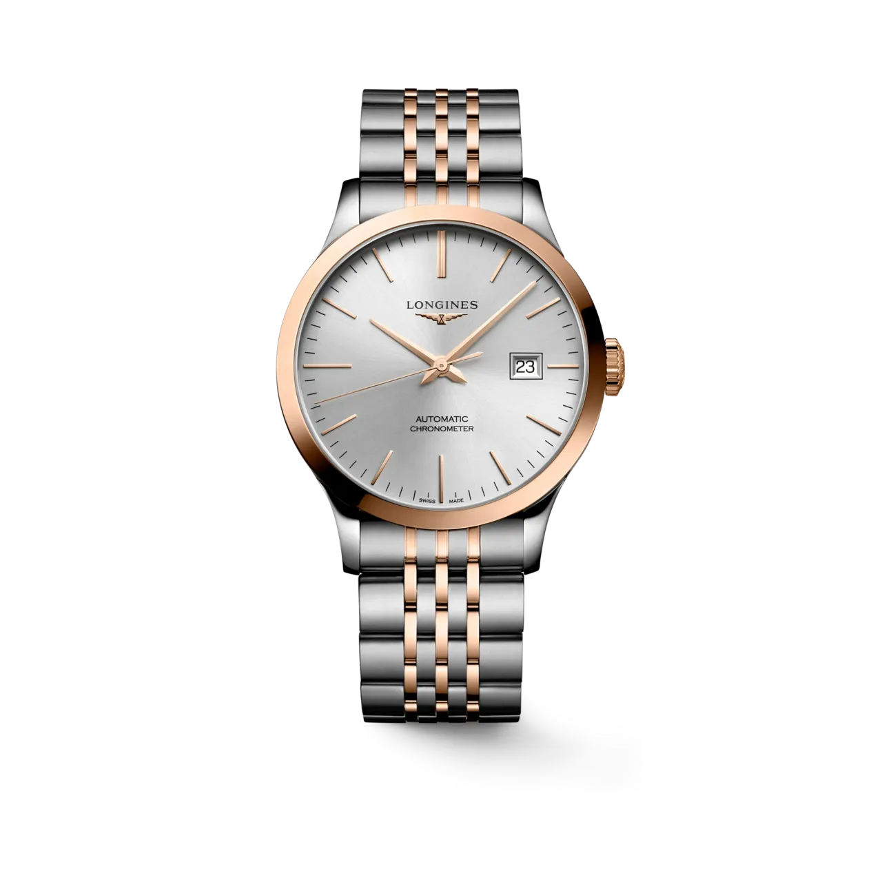Longines Record Otomatik Gümüş L28205727