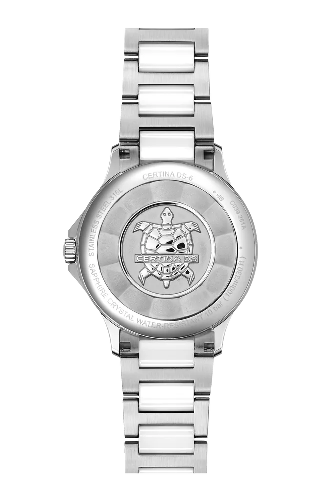 Certina DS-6 Lady Beyaz C0392511101700 detay görseli 2