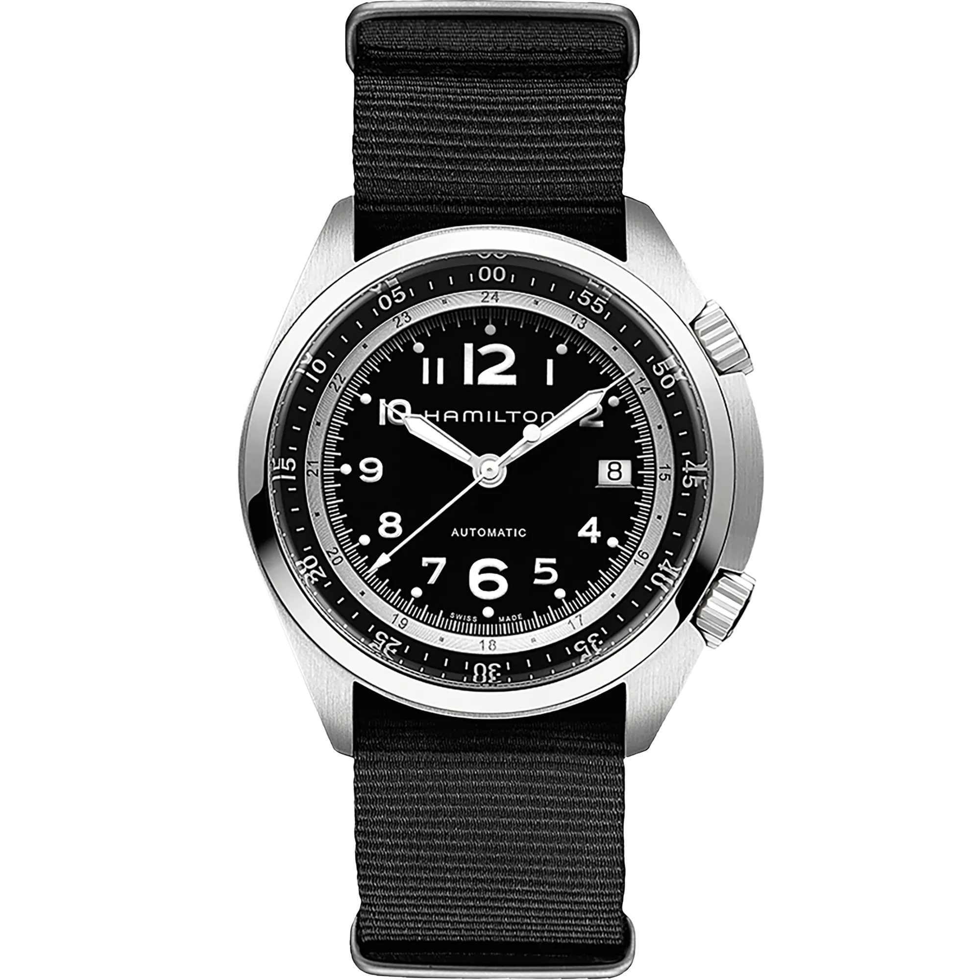 Hamilton Khaki Aviation Pilot Pioneer Auto Otomatik Siyah H76455933 detay görseli 1