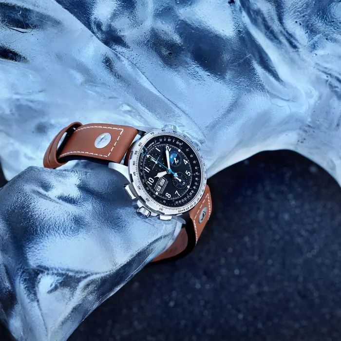 Hamilton Khaki Aviation Khaki X Wind Air Zermatt Auto Chrono Black H77776531 detay görseli 5