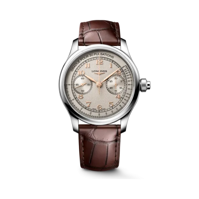 Beğenmek için çift tıkla Longines Master Collection Chrono Monopusher Fildişi L29604782 Görsel 1