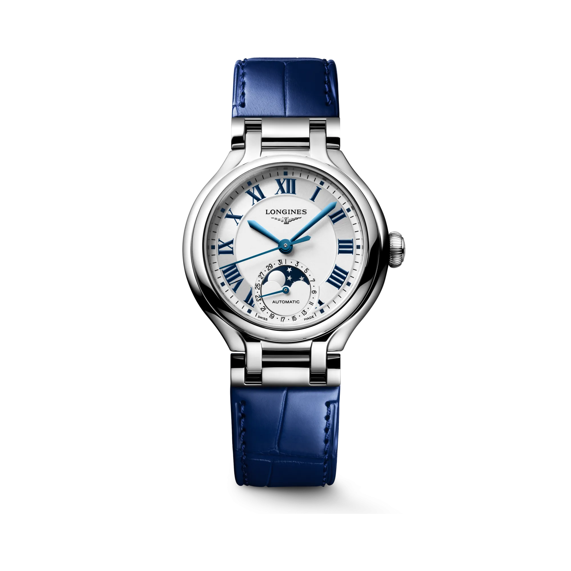 Longines PrimaLuna Moonphase Otomatik Gümüş L81264712