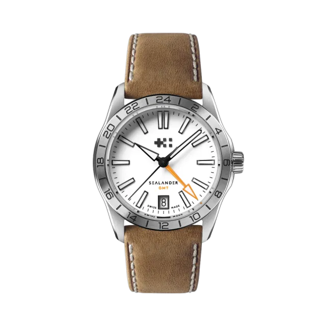 Christopher Ward C63 Sealander GMT Otomatik White C6336AGM4S00W0VC Görsel 1