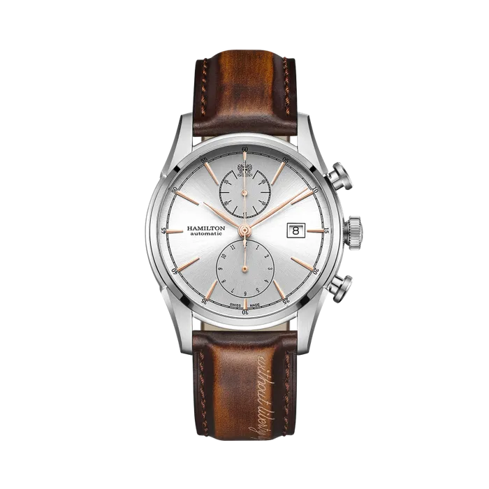 Hamilton American Classic Spirit Of Liberty Auto Chrono Silver H32416581