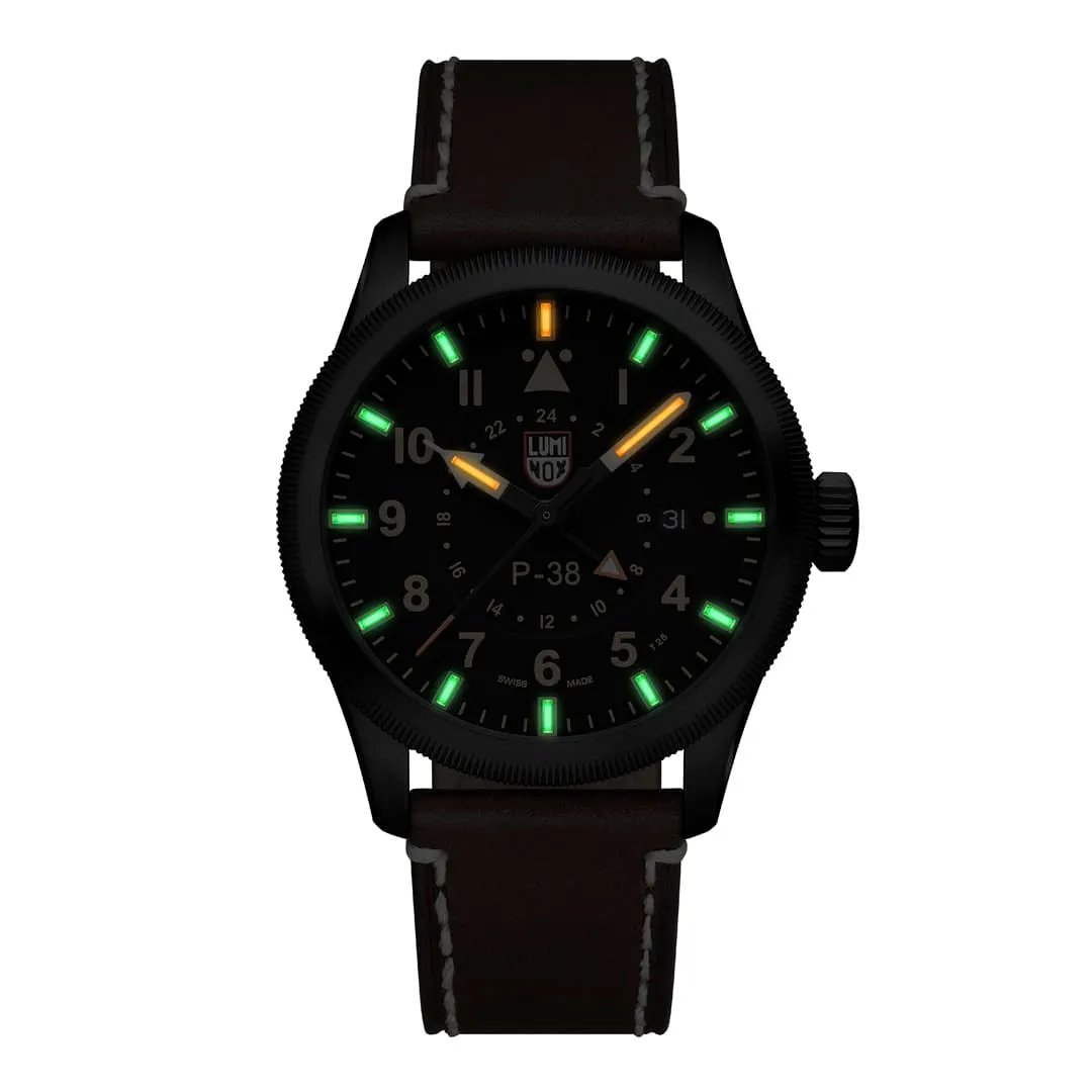 Luminox P-38 Lightning Pilot Watch Sandstorm XA9526 detay görseli 1