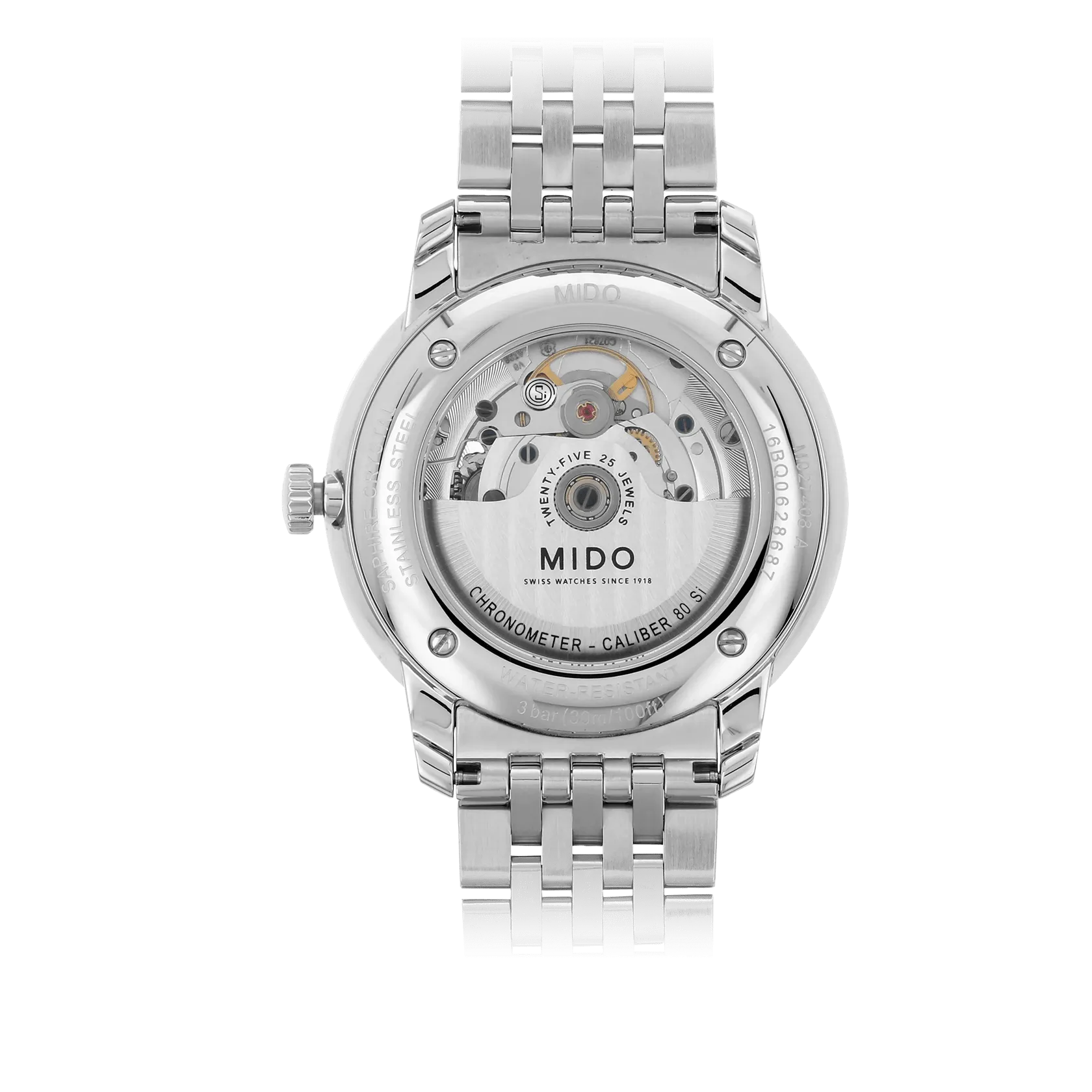 MIDO Baroncelli Chronometer Silicon Otomatik M0274081104100 detay görseli 1