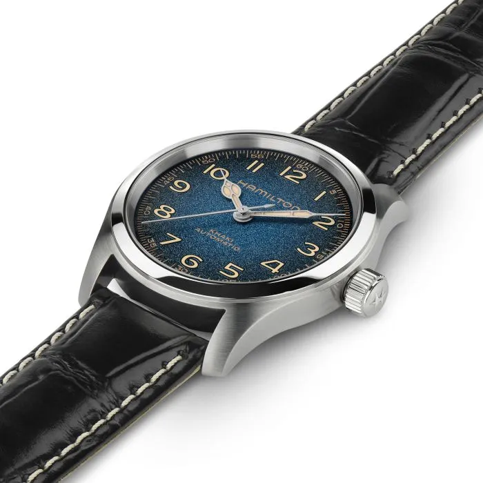 Hamilton Khaki Field Murph 38mm Otomatik Mavi H70405740 detay görseli 3