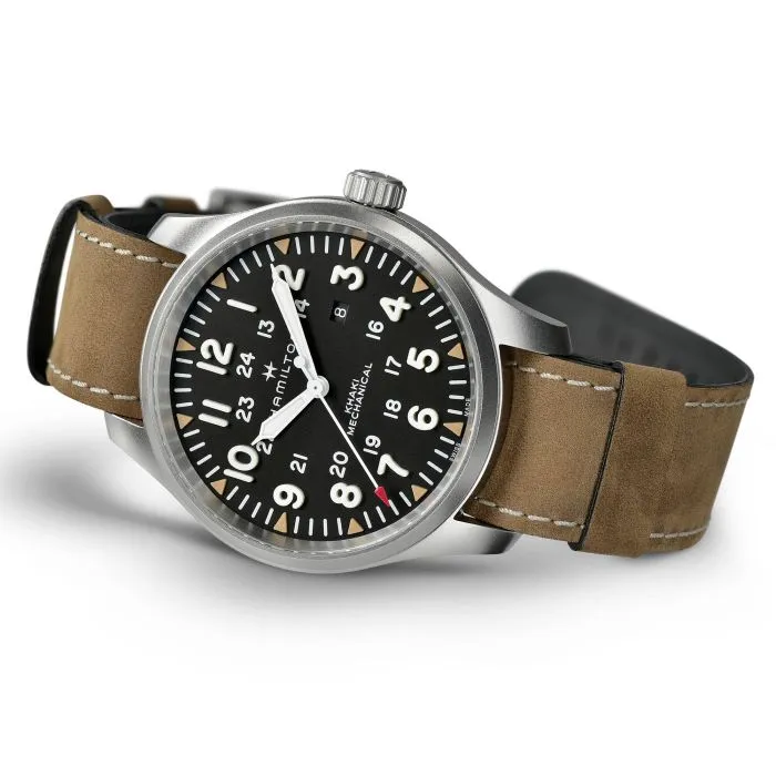 Hamilton Khaki Field Mechanical Black H69819530 detay görseli 4