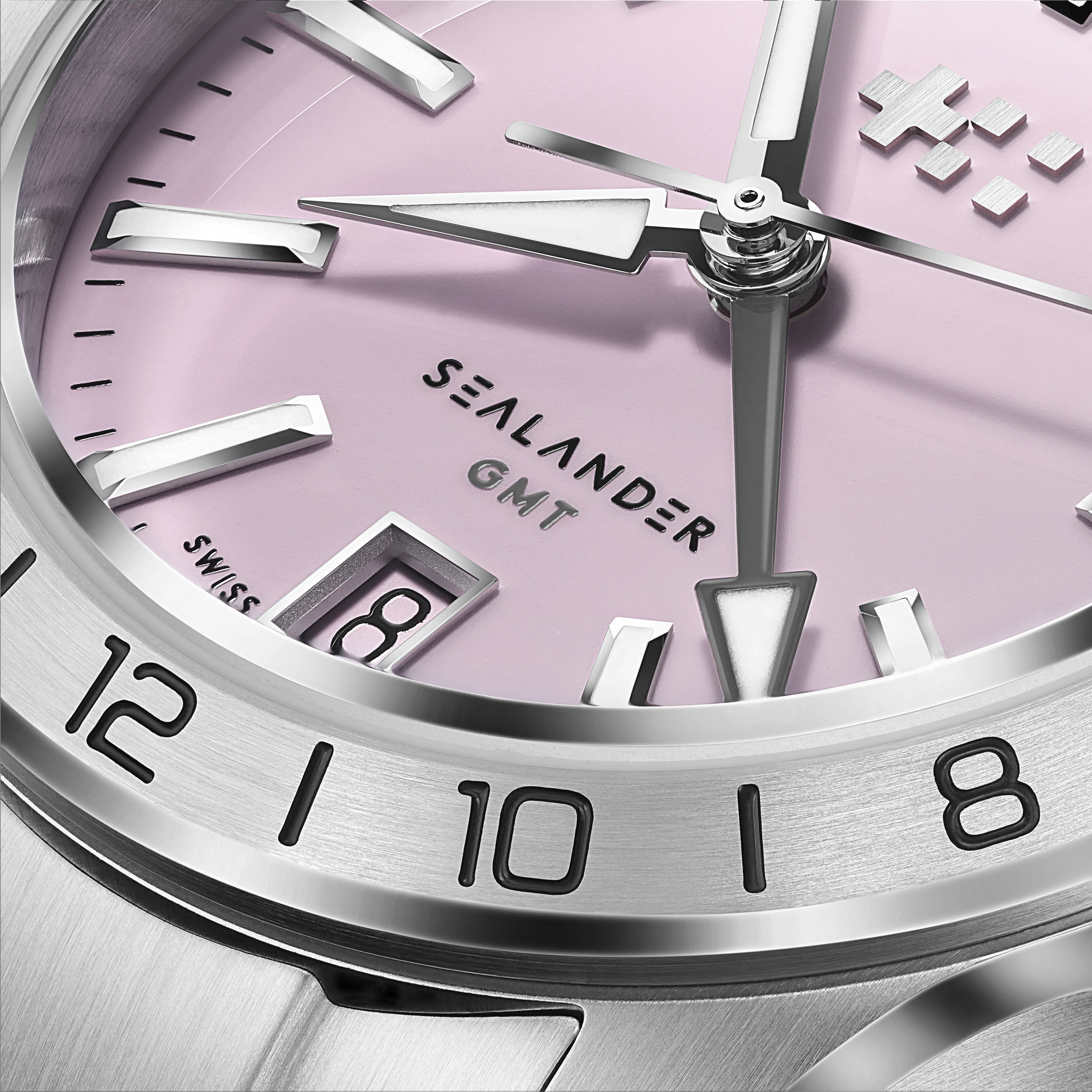 Christopher Ward C63 Sealander GMT Otomatik Pembe C6336AGM4S00P0B0 detay görseli 3