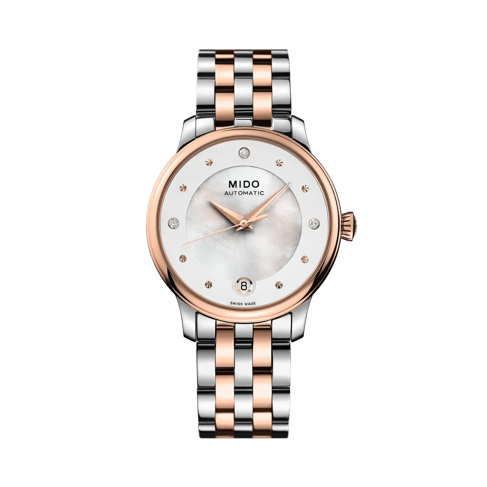 Mido Baroncelli Lady Day Otomatik Beyaz Sedef M0392072210600