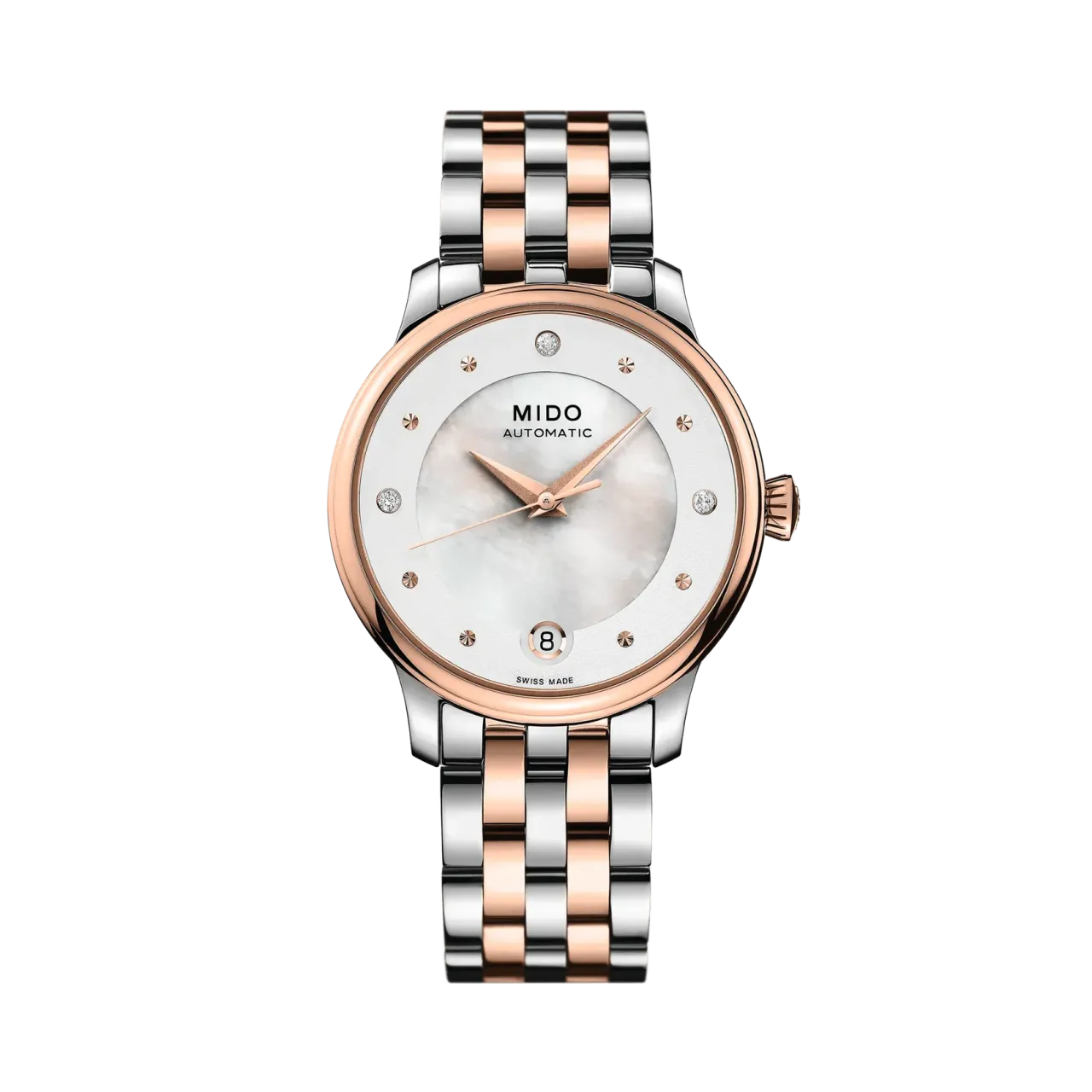 Mido Baroncelli Lady Day Otomatik Beyaz Sedef M0392072210600