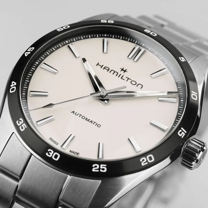 Hamilton Jazzmaster Performer Auto Otomatik Beyaz H36205110 detay görseli 2