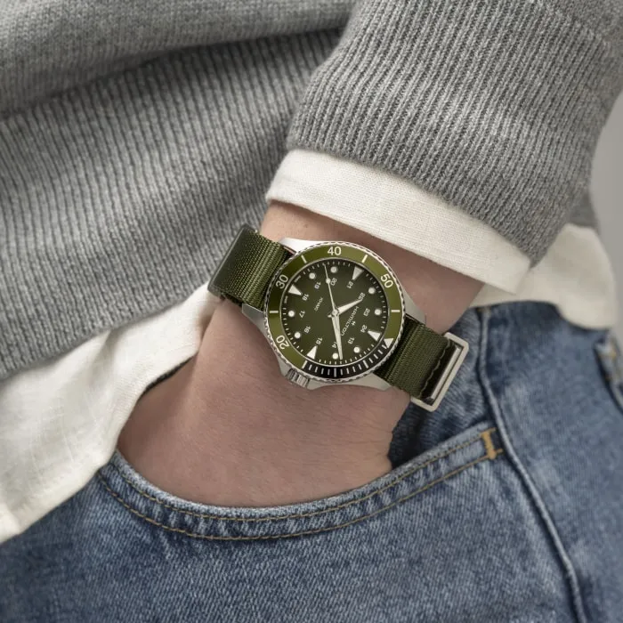 Hamilton Khaki Navy Scuba Green H82241961 detay görseli 3