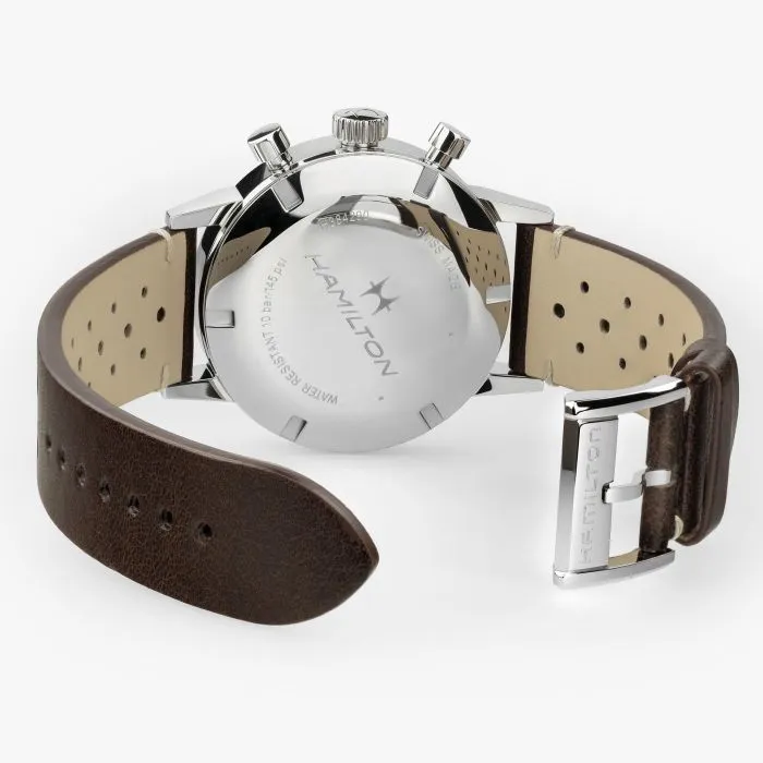 Hamilton American Classic Intra-Matic Chronograph H Kahverengi H38429591 detay görseli 4