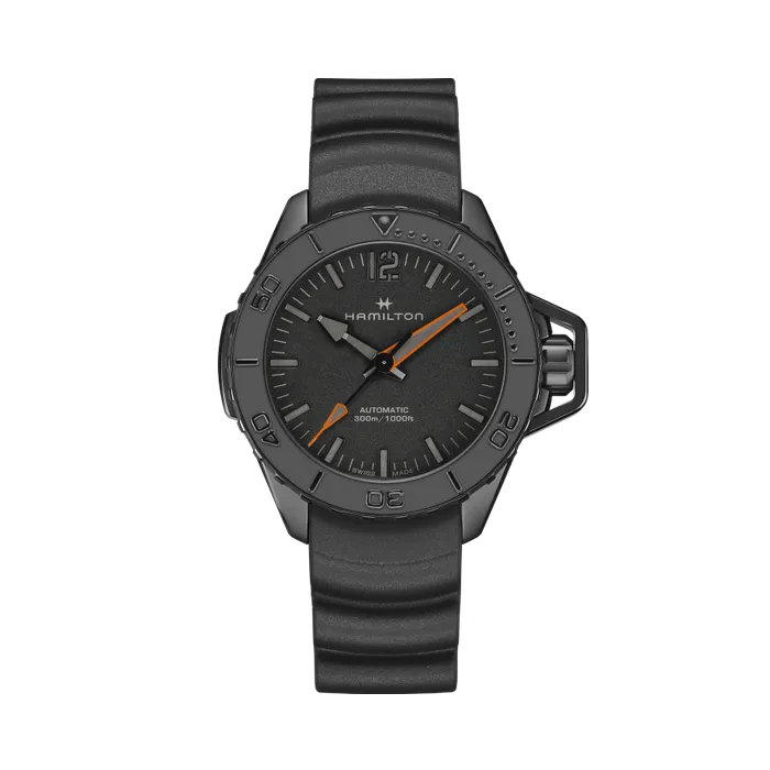 Hamilton Khaki Navy Frogman Auto Otomatik Siyah H77845330