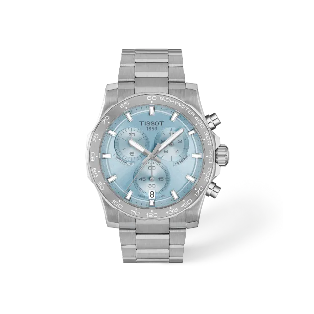 Beğenmek için çift tıkla Tissot Supersport Chrono Buz Mavisi T1254171135100 Görsel 1