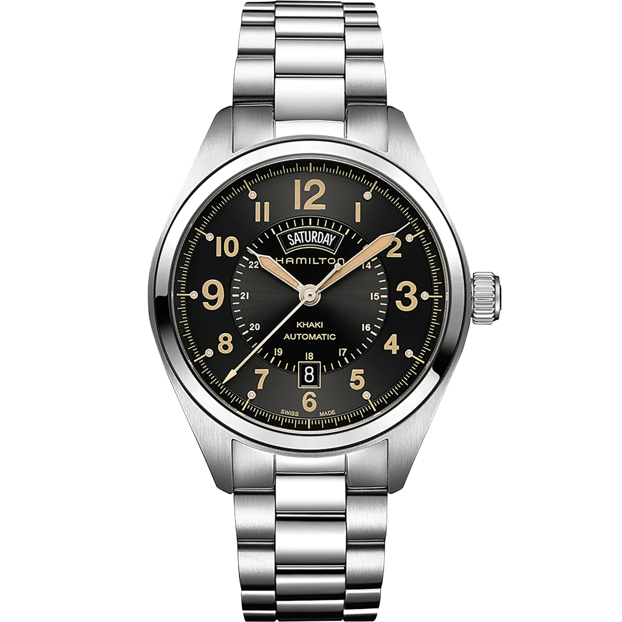 Hamilton Khaki Field Day Date Auto Otomatik Siyah H70505933 detay görseli 1