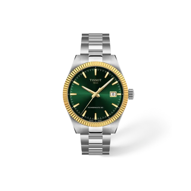 Beğenmek için çift tıkla Tissot Gentleman Otomatik Yeşil T9348074109100 Görsel 1