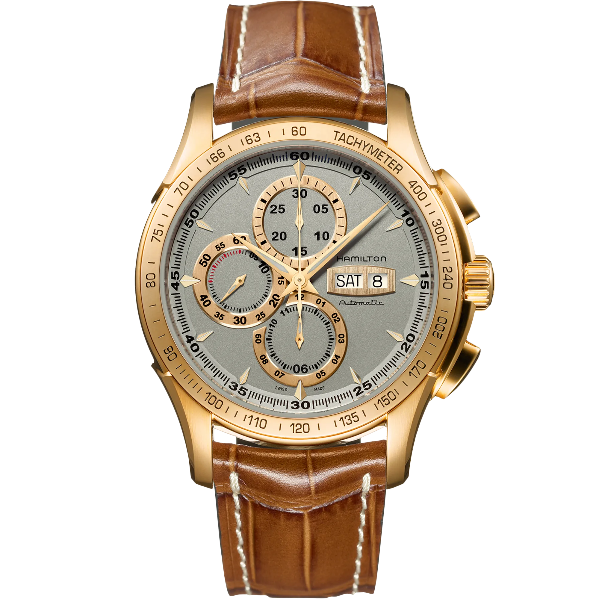 Hamilton Jazzmaster Lord Hamilton Auto Chrono Gümüş H32836551 detay görseli 1