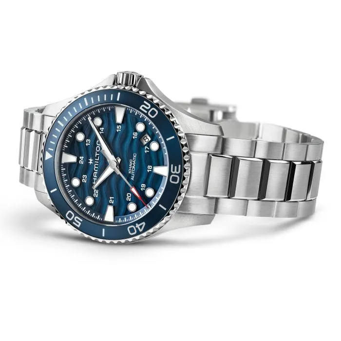 Hamilton Khaki Navy Scuba Auto 40mm Mavi H82425140 detay görseli 2