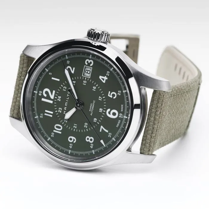 Hamilton Khaki Field Auto Otomatik Yeşil H70595963 detay görseli 4