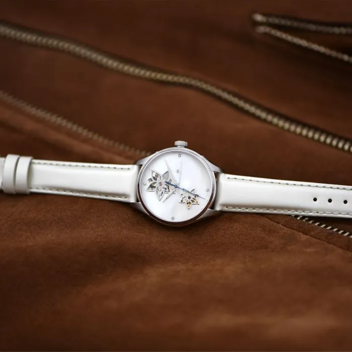 Hamilton Jazzmaster Open Heart Auto Otomatik Sedef H32115892 detay görseli 3