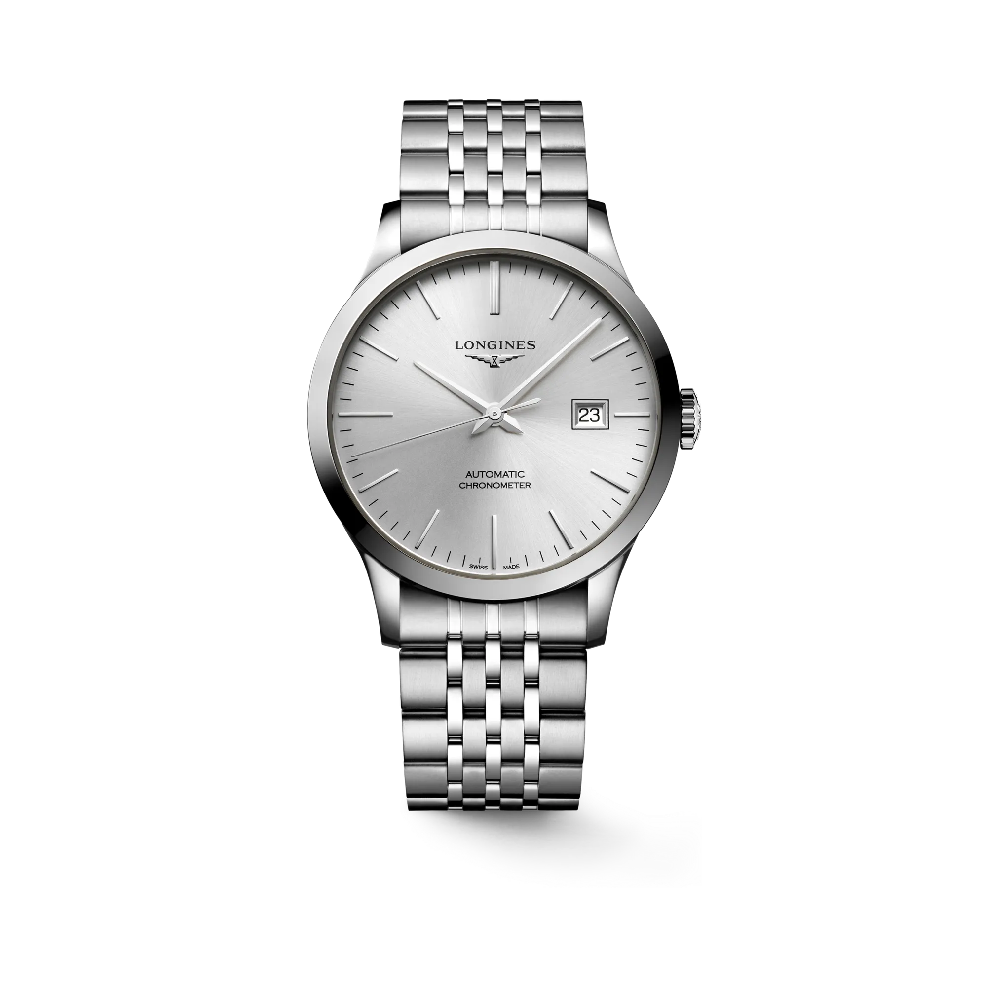 Longines Record Otomatik Gümüş L28214726