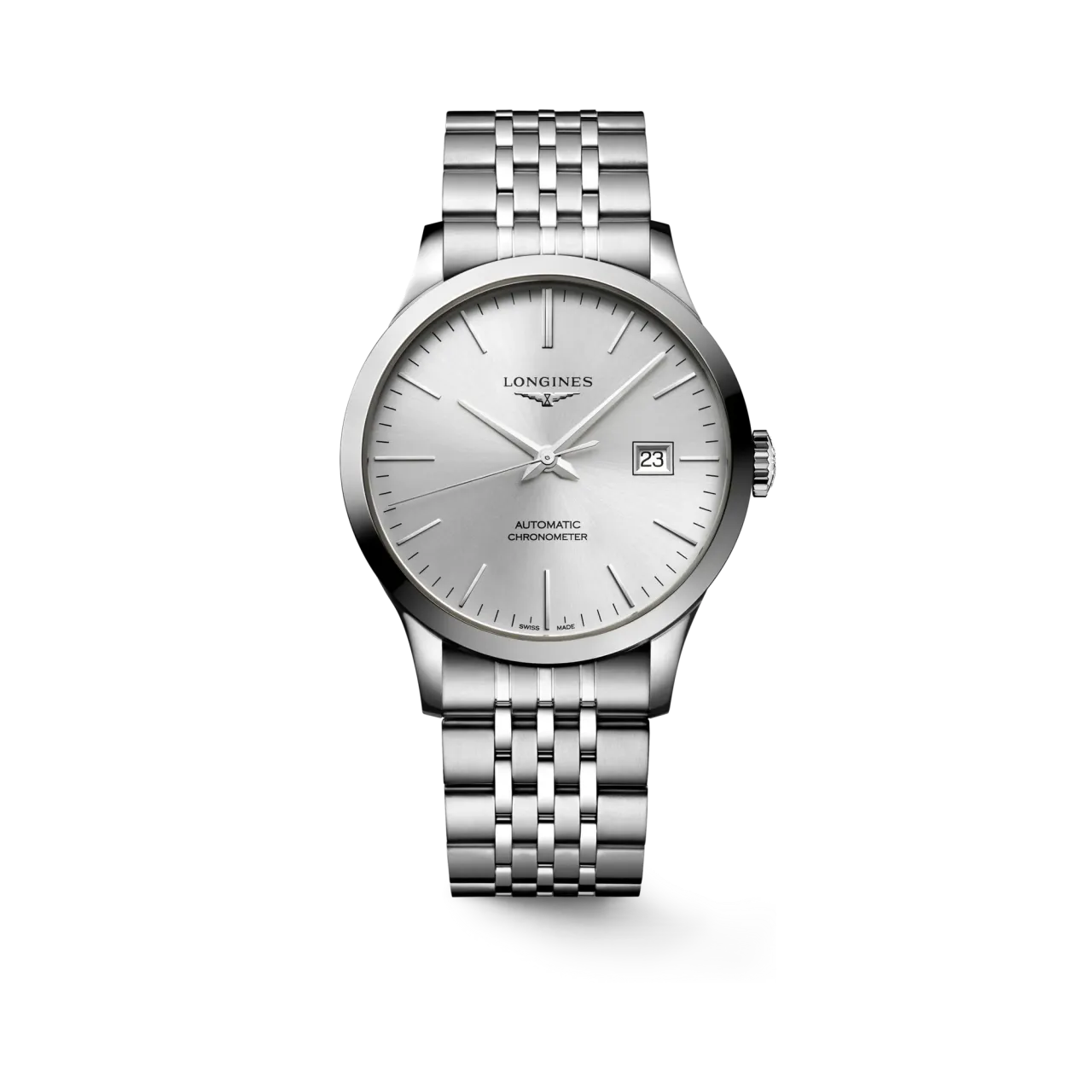 Longines Record Otomatik Gümüş L28214726