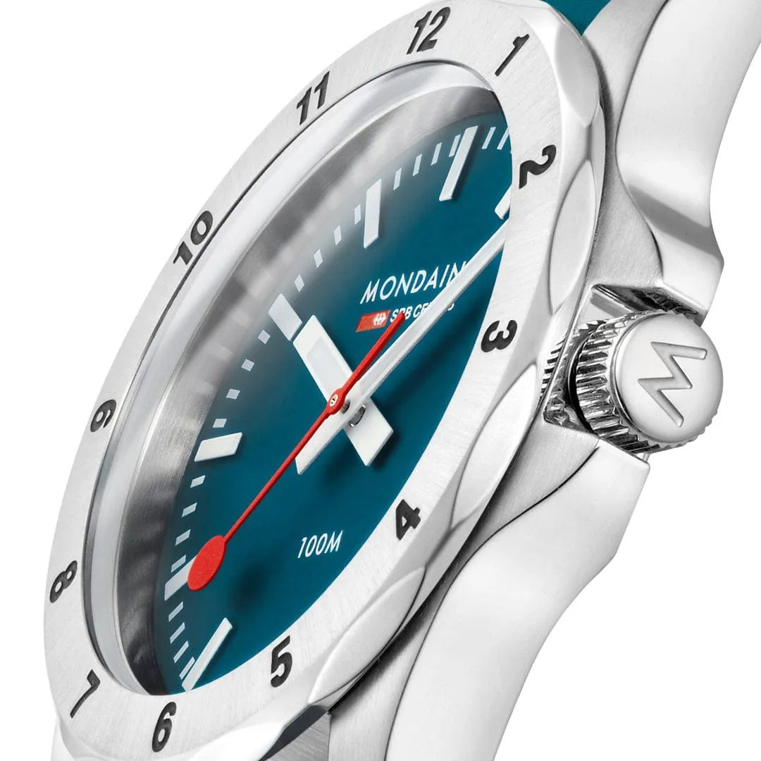 Mondaine Numeri Pacific Blue MSN42140RD detay görseli 3