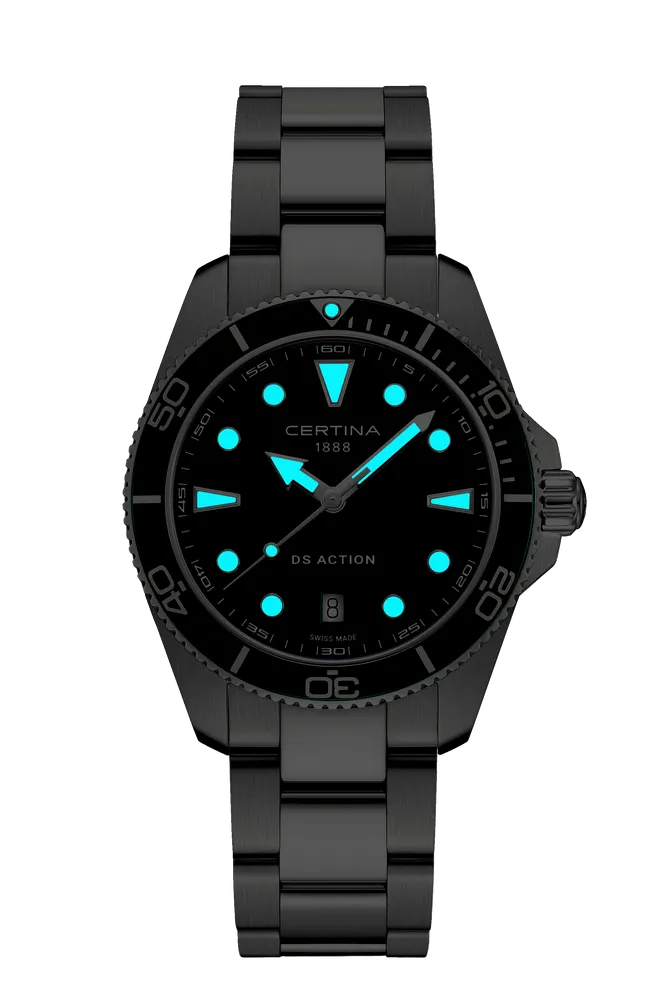 Certina DS Action 40mm Green C0484101109100 detay görseli 1