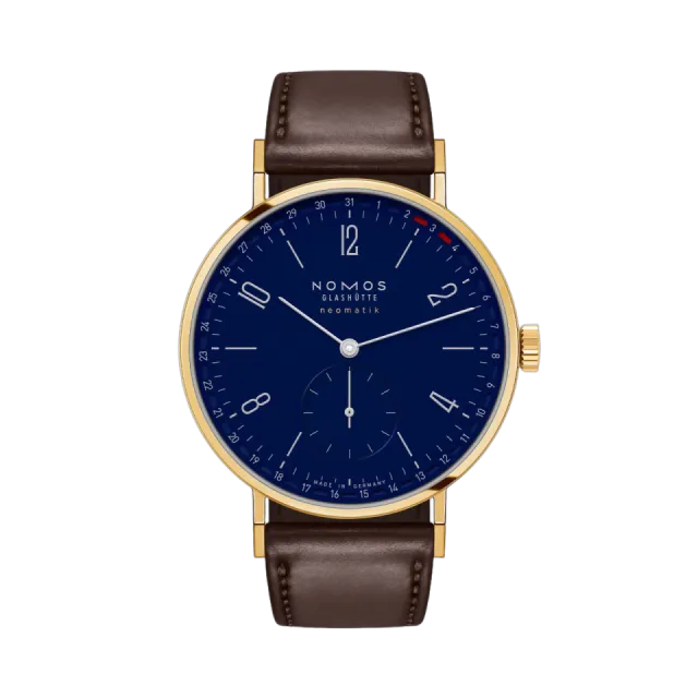Beğenmek için çift tıkla NOMOS Glashütte Tangente Gold Neomatik 38 Update DIE ZEIT 195S2 Görsel 1