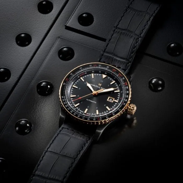 Hamilton Khaki Aviation Converter Auto Otomatik Siyah H76635730 detay görseli 5